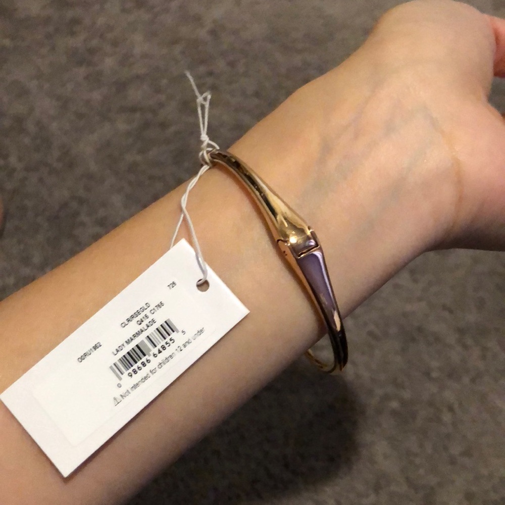 Kate Spade rose gold hinge bangle bracelet - Picture 5 of 5